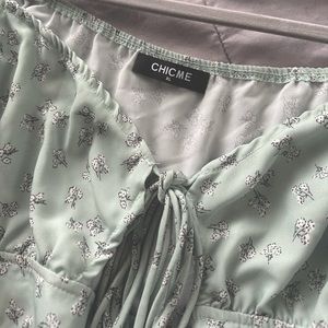 long sleeve cropped top